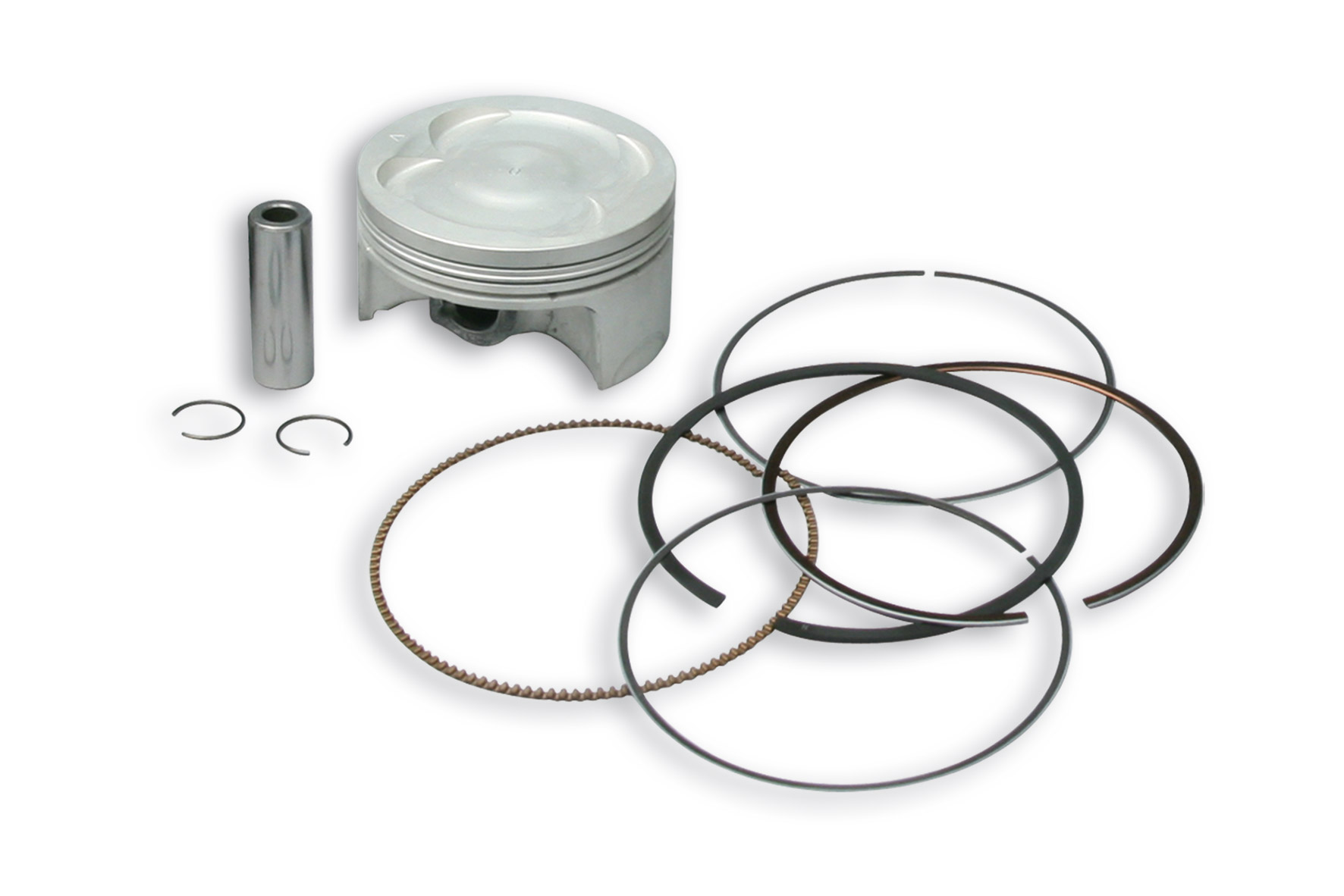 Malossi 4T D.75,5 piston size 0 with pin D.15 and 3 rectangular rings size CC