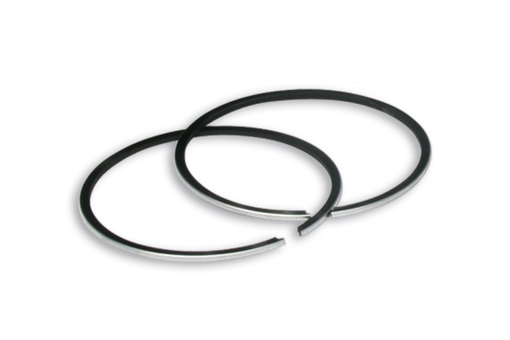 Malossi 2 chromed rectangular KDN5 piston rings D.57,5x1,5