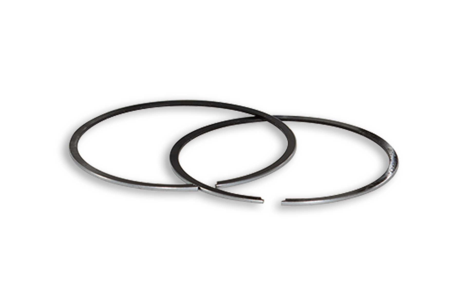 Malossi 2 piston rings D.61.4x1.2 semi-trapezoidal cast iron KDN5 chrome-plated