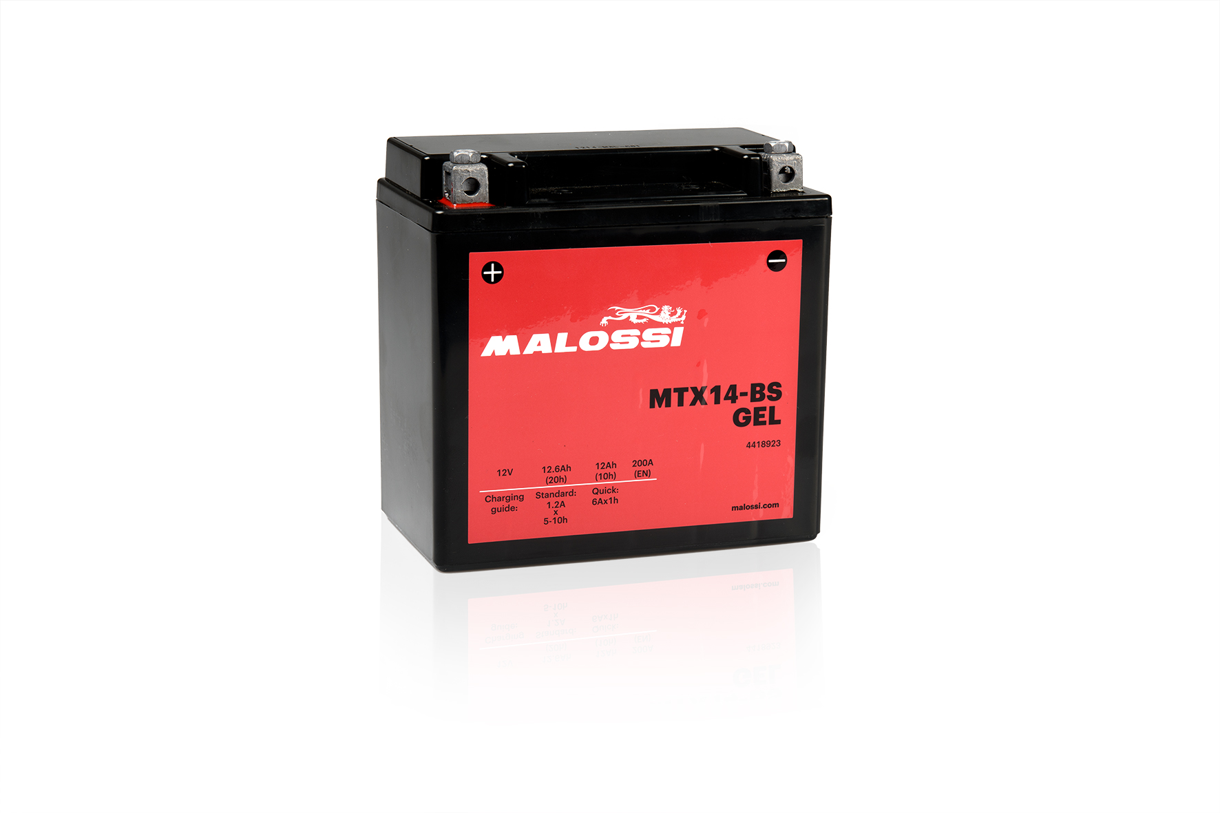 Malossi Batteria Malossi MTX14-BS GEL BMW C Sport 650 ie 4T LC euro 4 2016-(652EA)