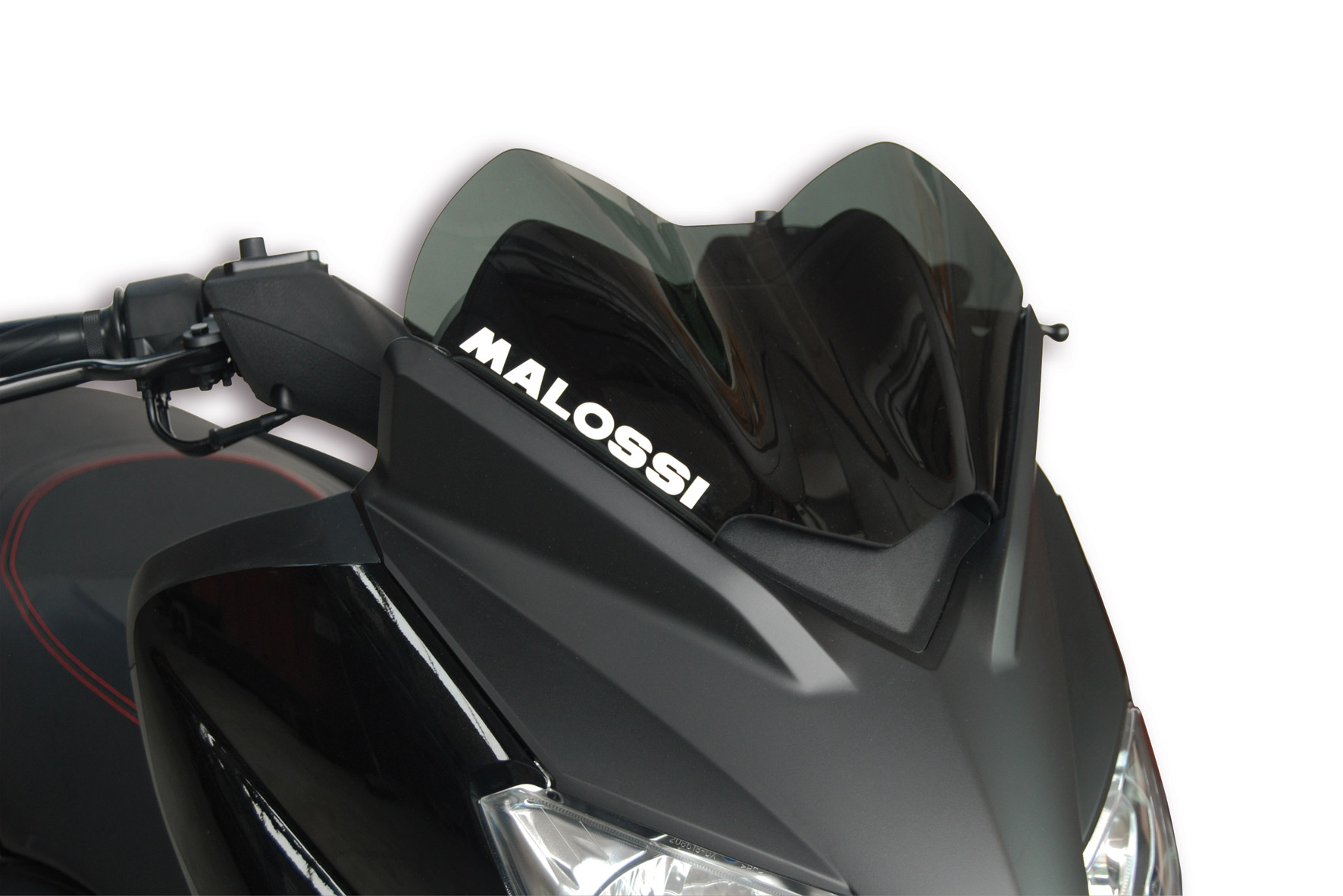 Malossi SPORT SCREEN fairing in dark smoke 0.3 cm Yamaha Xmax 250 ie 4T e 3 2010-2013 (G389E)