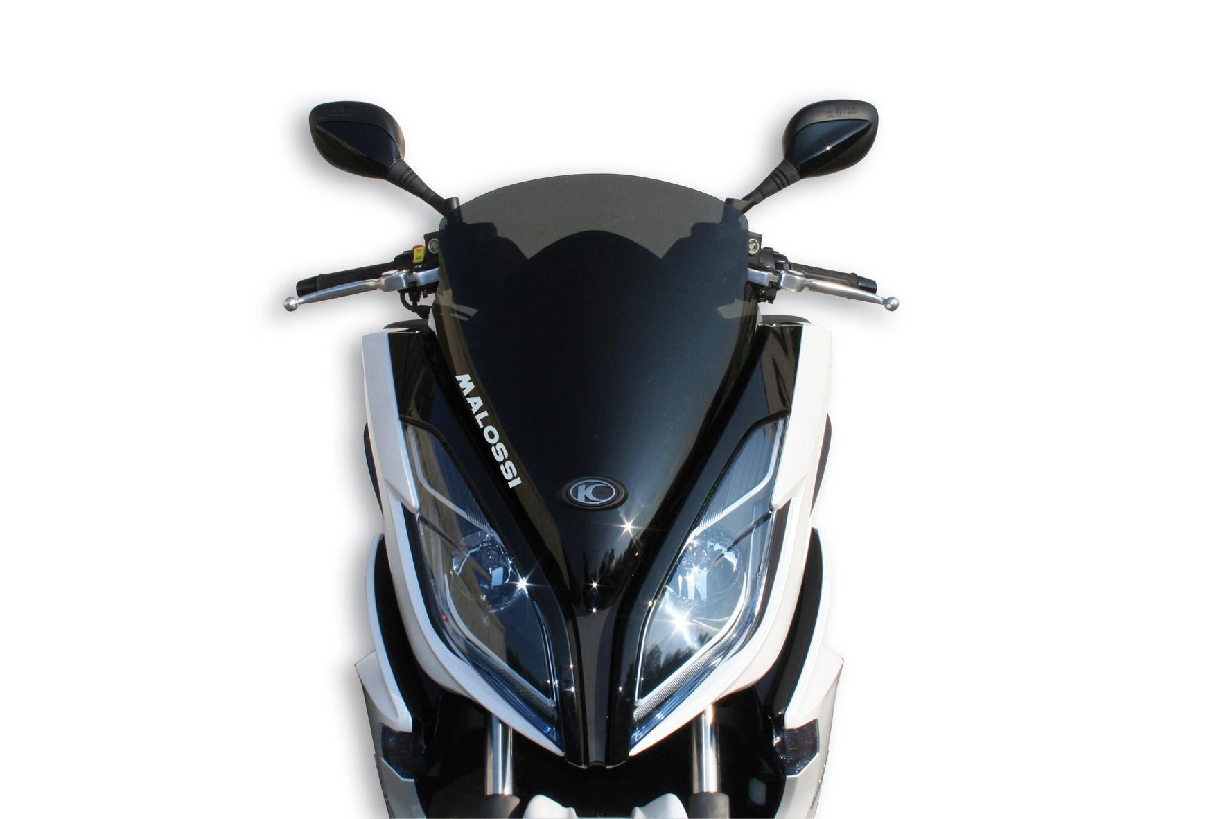 Cupolino Malossi SPORT SCREEN fume scuro lunghezza 44,5 altezza 53 spessore 0,3 cm