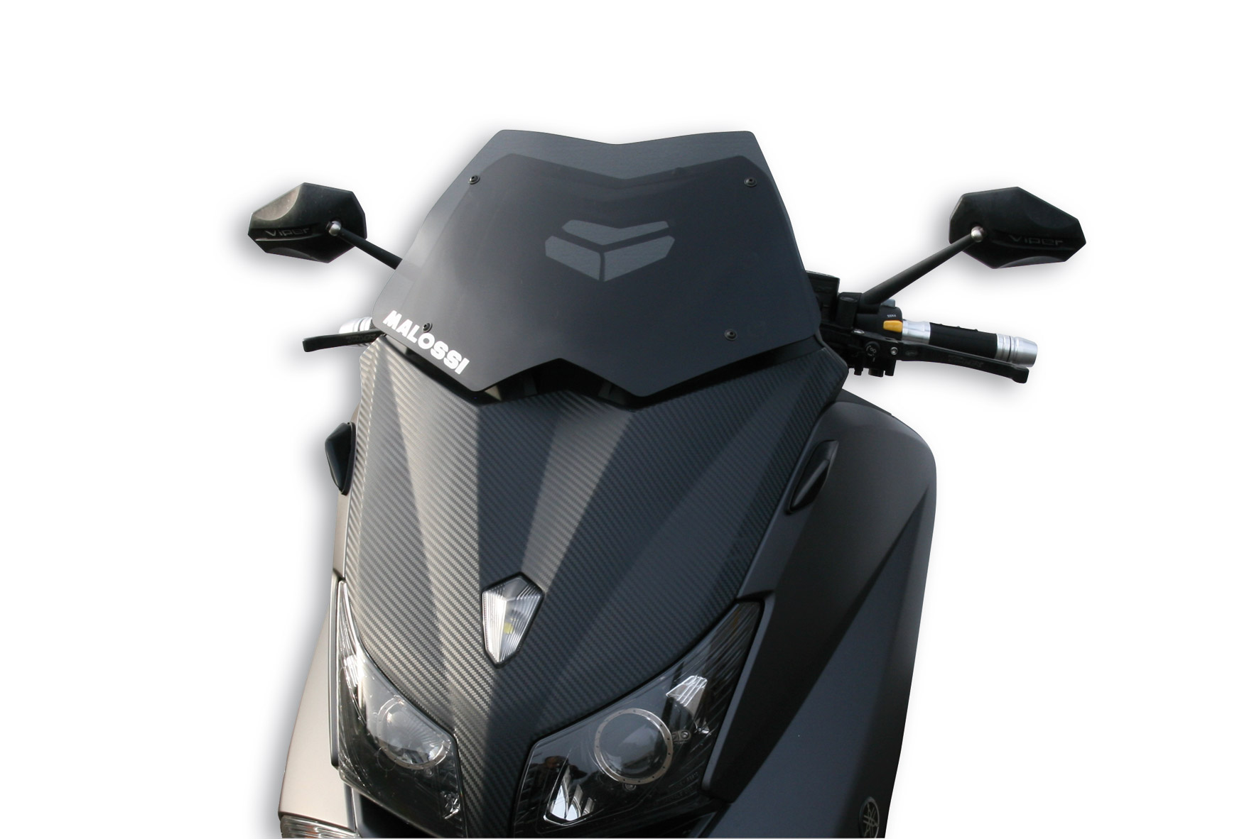 Malossi Cupolino MHR SCREEN in dark smoke 46 28 0.3 cm Yamaha Tmax 530 ie 4T 2012-2014
