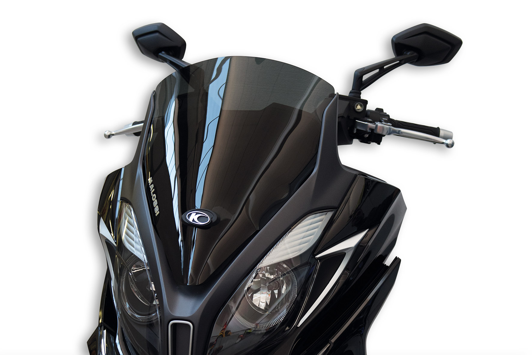 Malossi SPORT SCREEN fairing in dark smoke 43 51.5 0.3 cm Kymco Downtown 125 ie 4T e 4 2017-(SK25E)