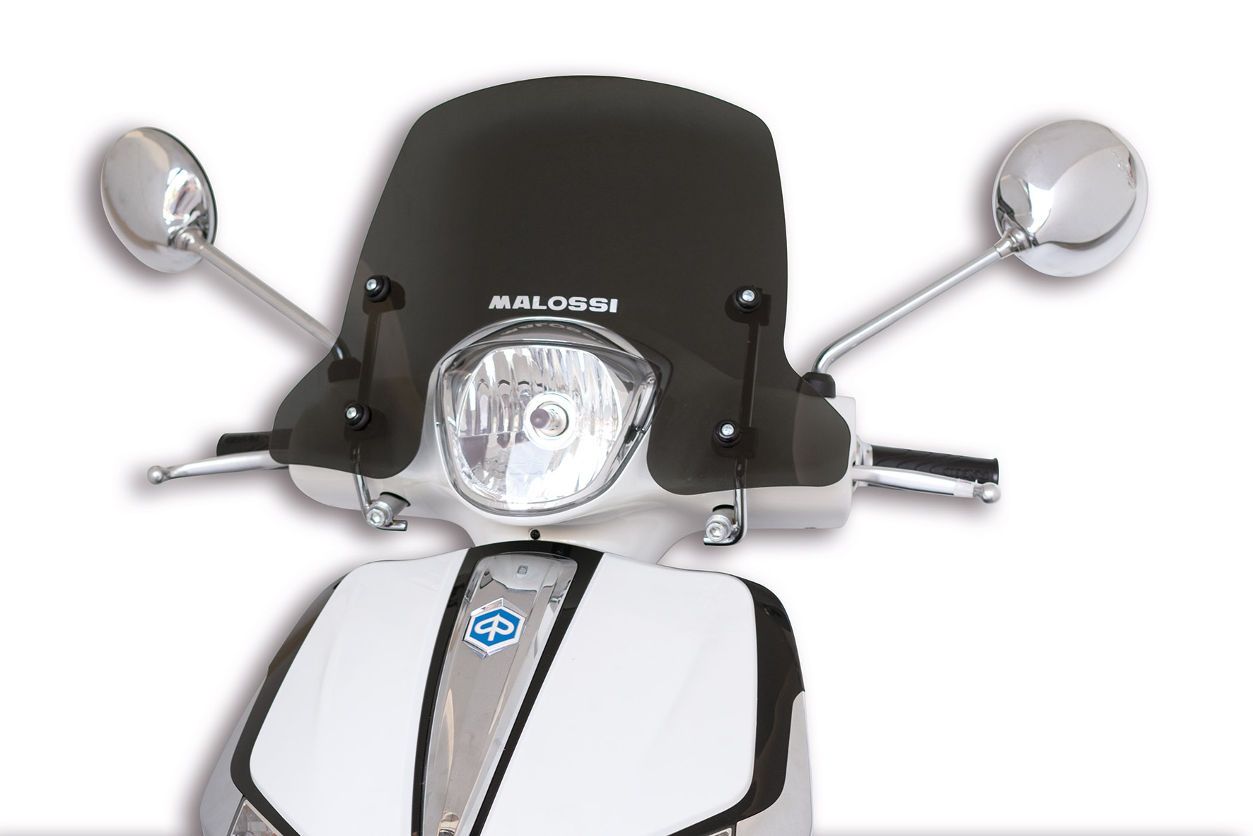 Malossi SPORT SCREEN fairing in dark smoke 45 34 0.3 cm Piaggio Liberty 3V iGet 50 ie 4T e 5 2021-()