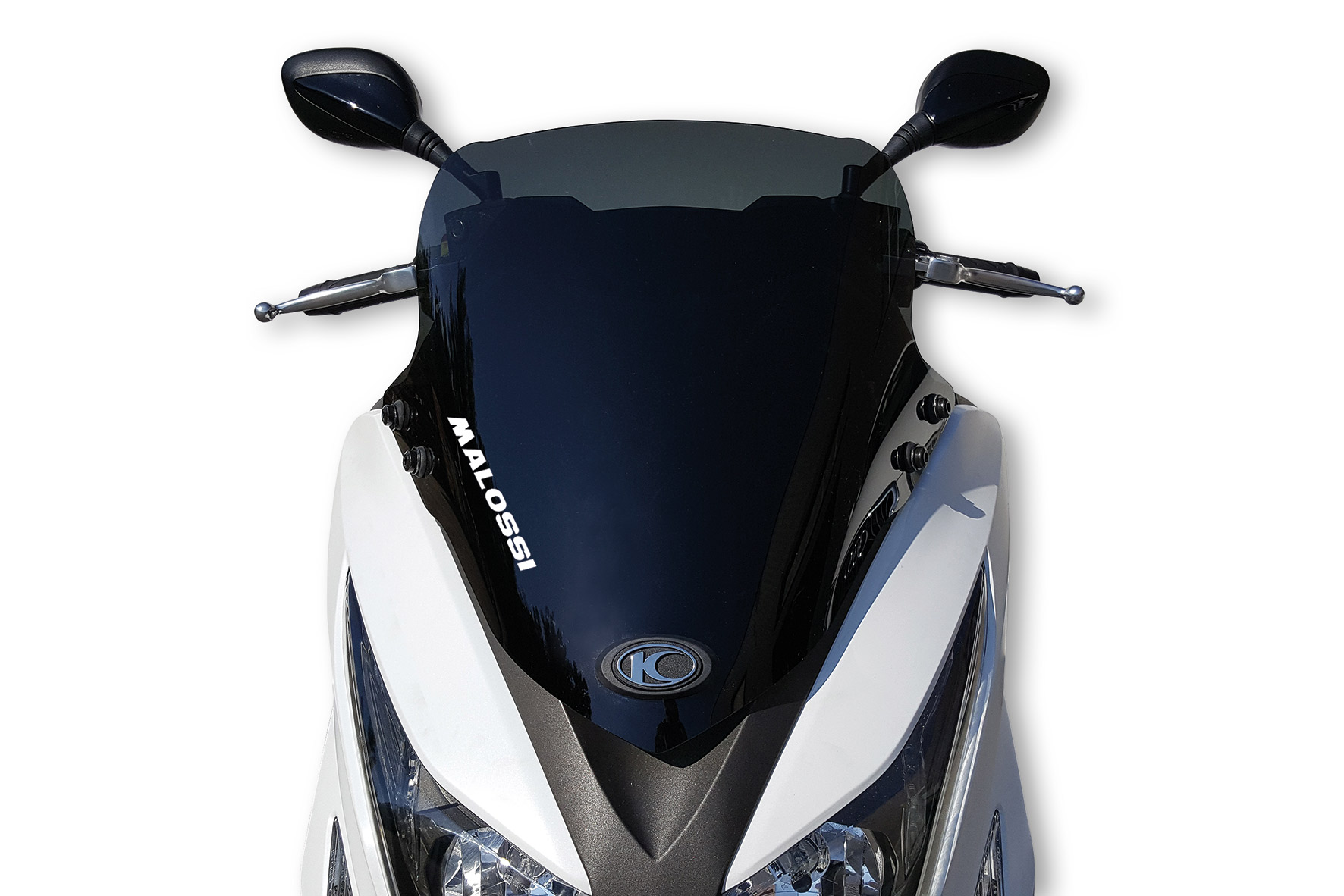 Malossi SPORT SCREEN fairing in dark smoke 50 47 0.3 cm Kymco GRAND Dink 125 ie 4T e 4 2017-(KS25A)