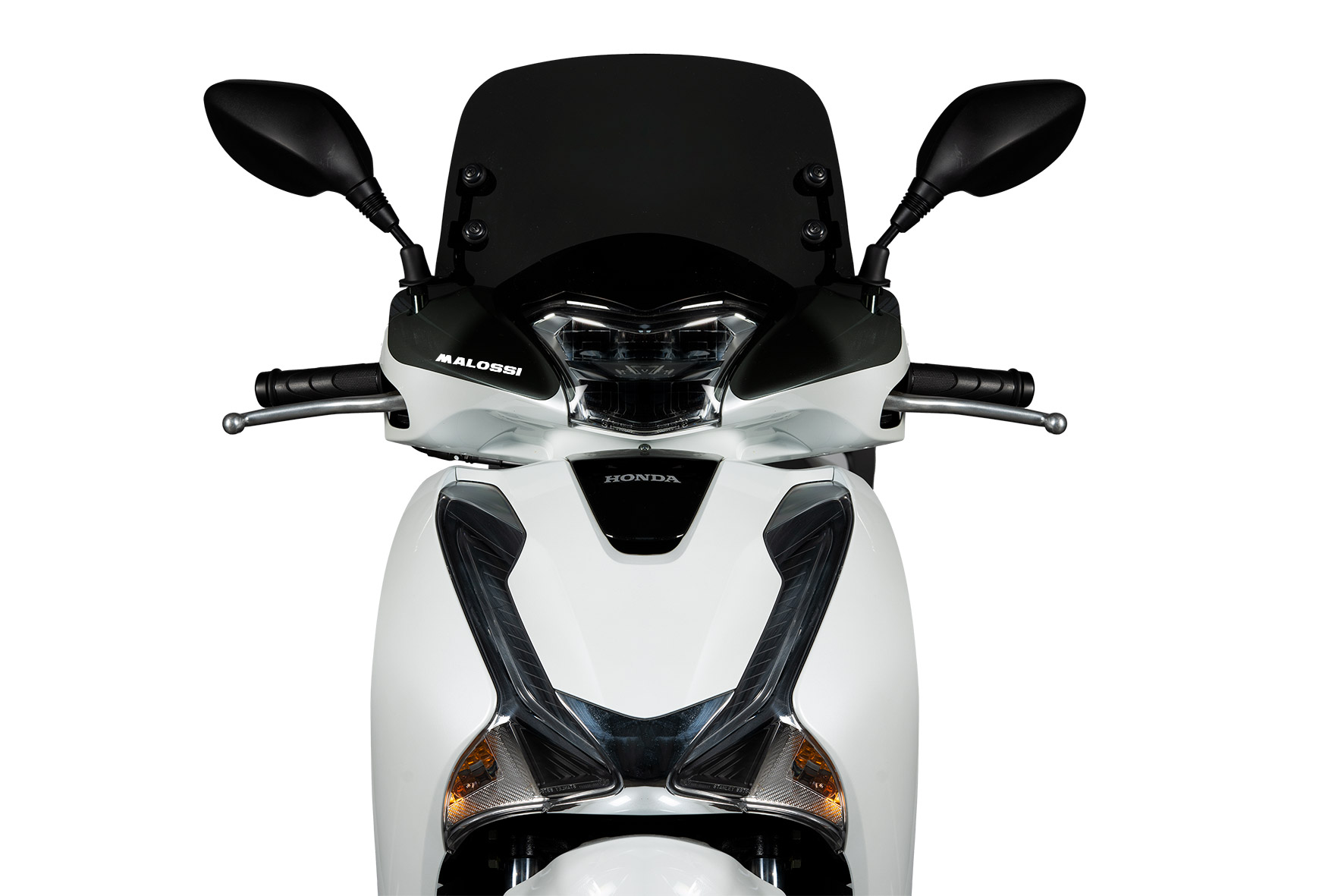 Malossi SPORT SCREEN fairing in dark smoke 45 x 35 x 0.3 cm Honda SH i ABS 125 4T 2017-2019 (JFG8E)