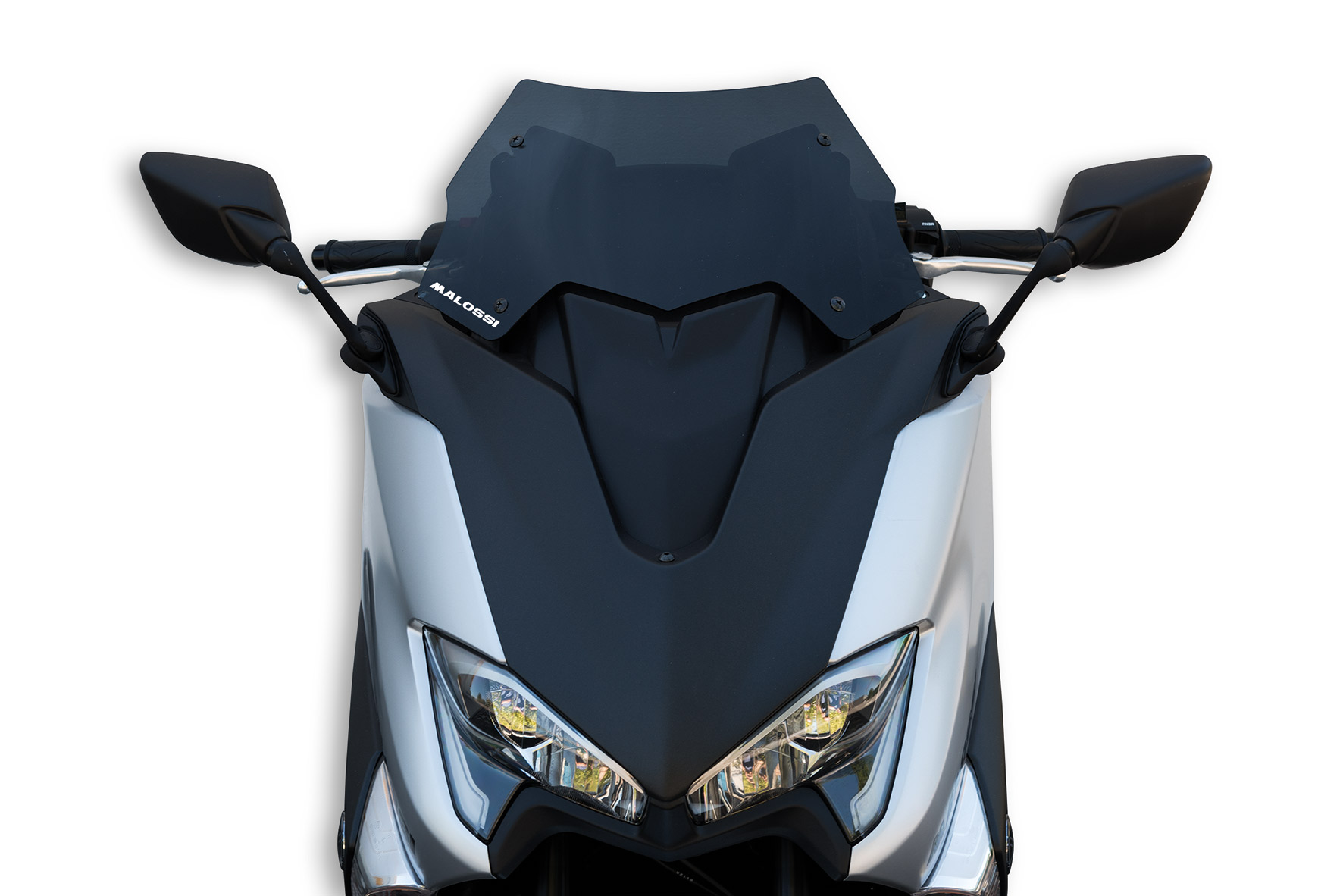 Malossi SPORT SCREEN fairing in dark smoke 45 28 0.3 cm Yamaha Tmax 530 ie 4T e 4 2017-(J415E)