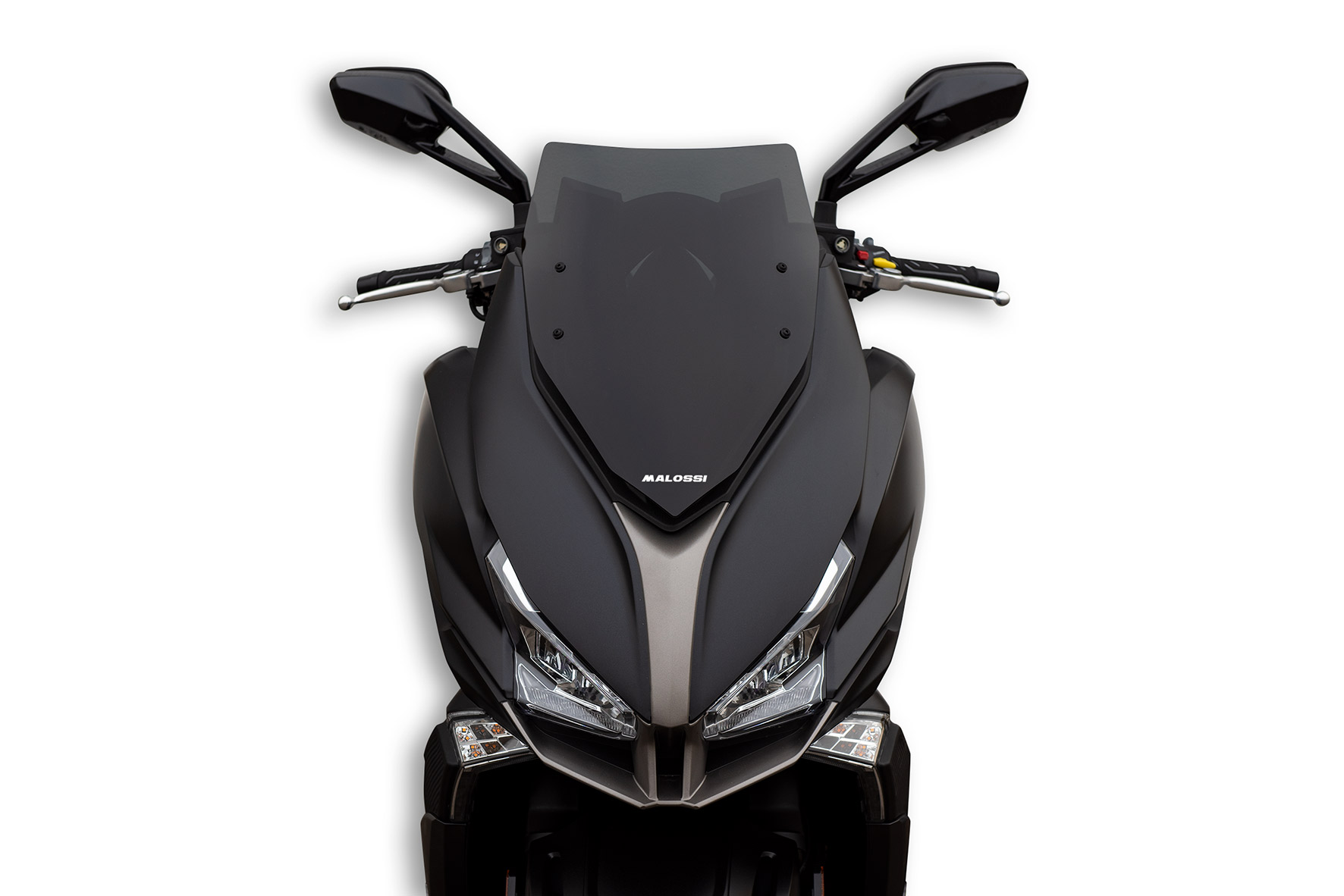 Malossi SPORT SCREEN fairing in dark smoke 32 46 0.3 cm Kymco Xciting 400i S 400 4T 2018-2020