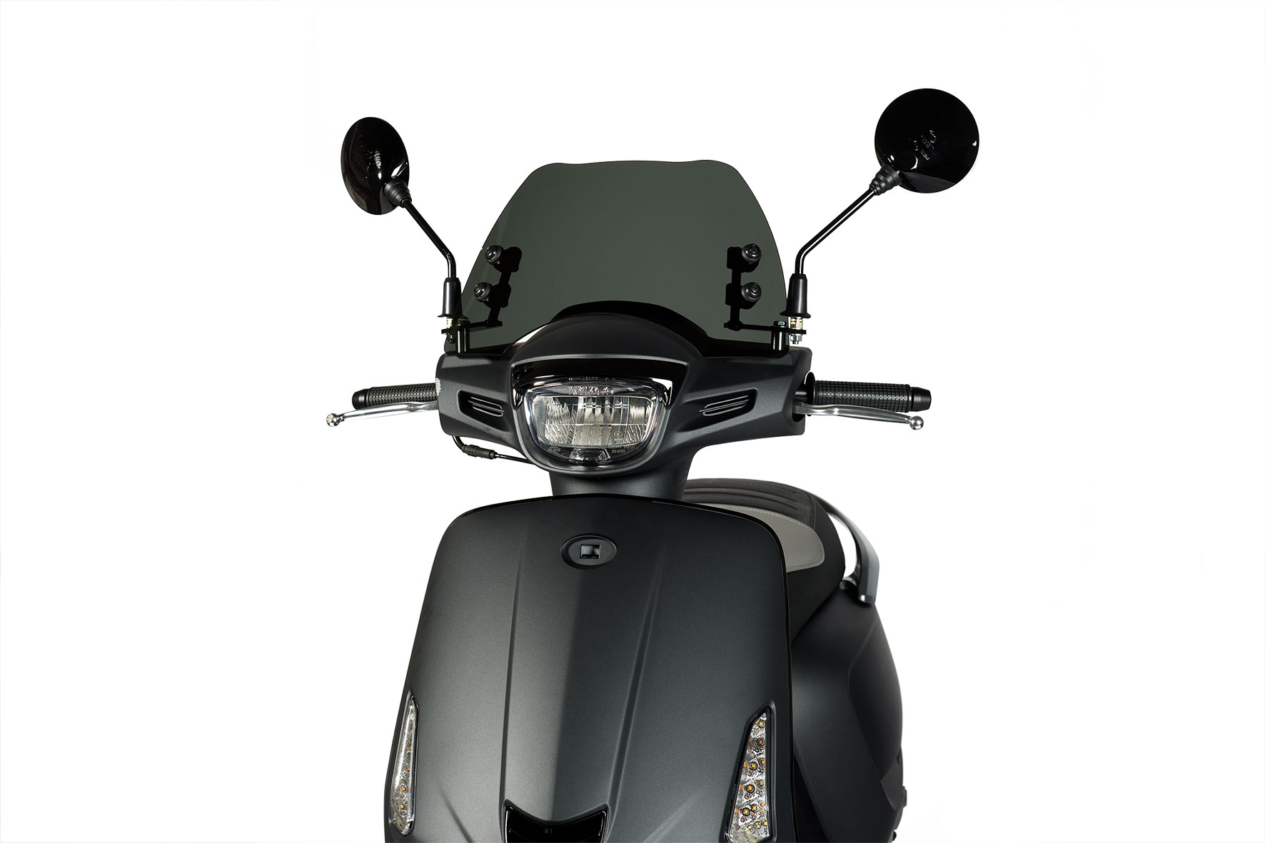 Malossi SPORT SCREEN fairing in dark smoke Kymco Like S 125 ie 4T e 5 2021-(TE25)