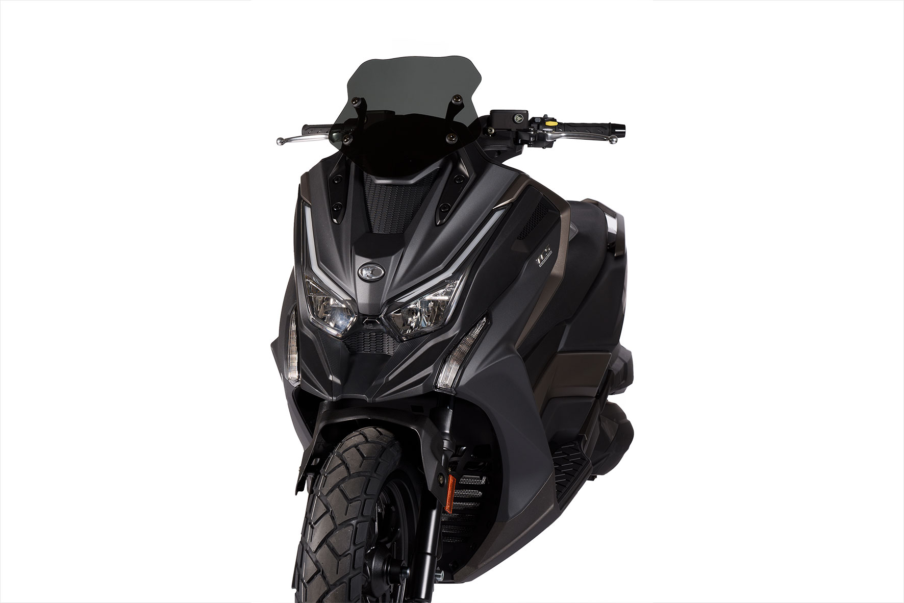Malossi SPORT SCREEN fairing in dark smoke Kymco DT X360 125 ie 4T e 5 2022-()