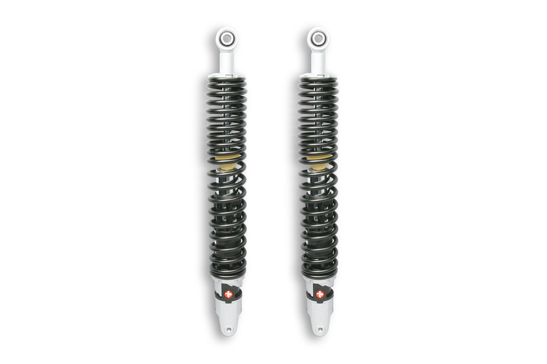 Malossi Pair of TWINS rear shock absorbers, 405 mm wheelbase Malaguti PassWord CK 250 4T LC