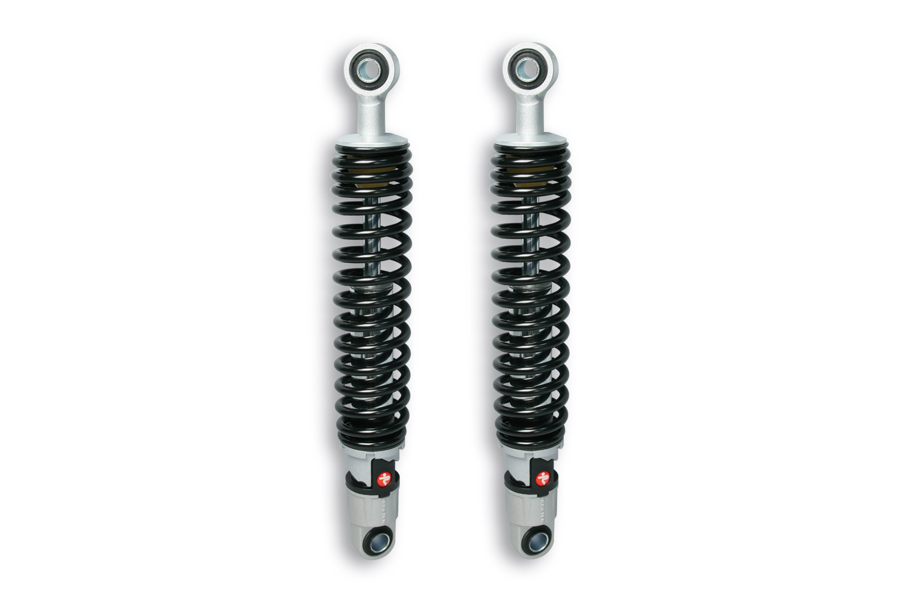 Malossi Pair of TWINS rear shock absorbers, 345 mm wheelbase Piaggio Beverly 125 e 3 2010-2015