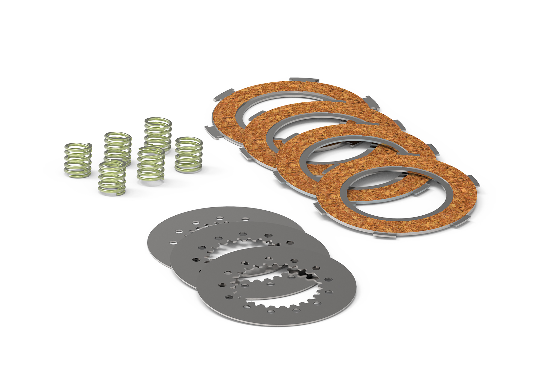 Malossi Mhr Clutch Disk Kit with 6 Springs for Original Clutch