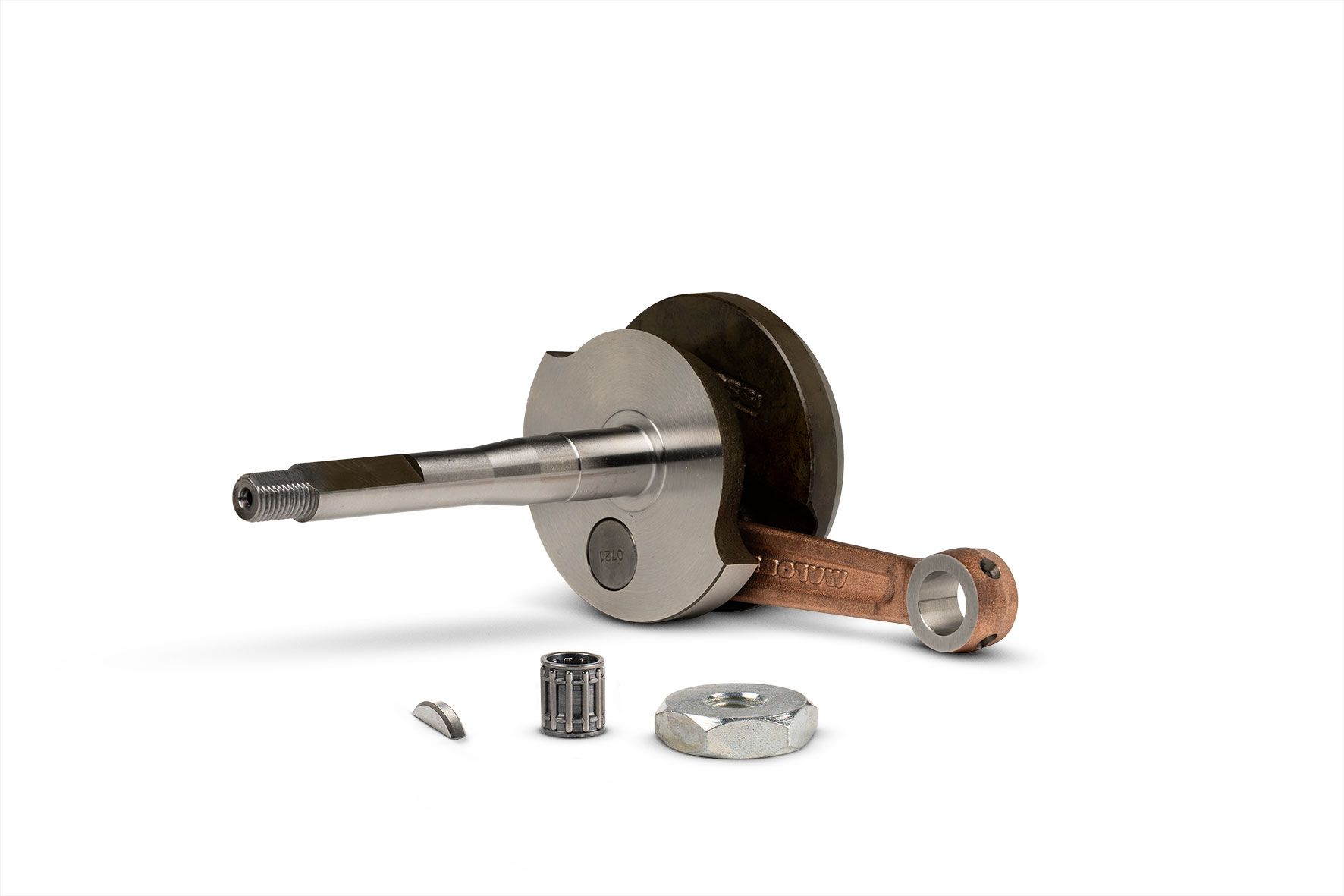 Malossi Albero motore RHQ spinotto D.10 e corsa 43 mm Italjet Pack 50 2T