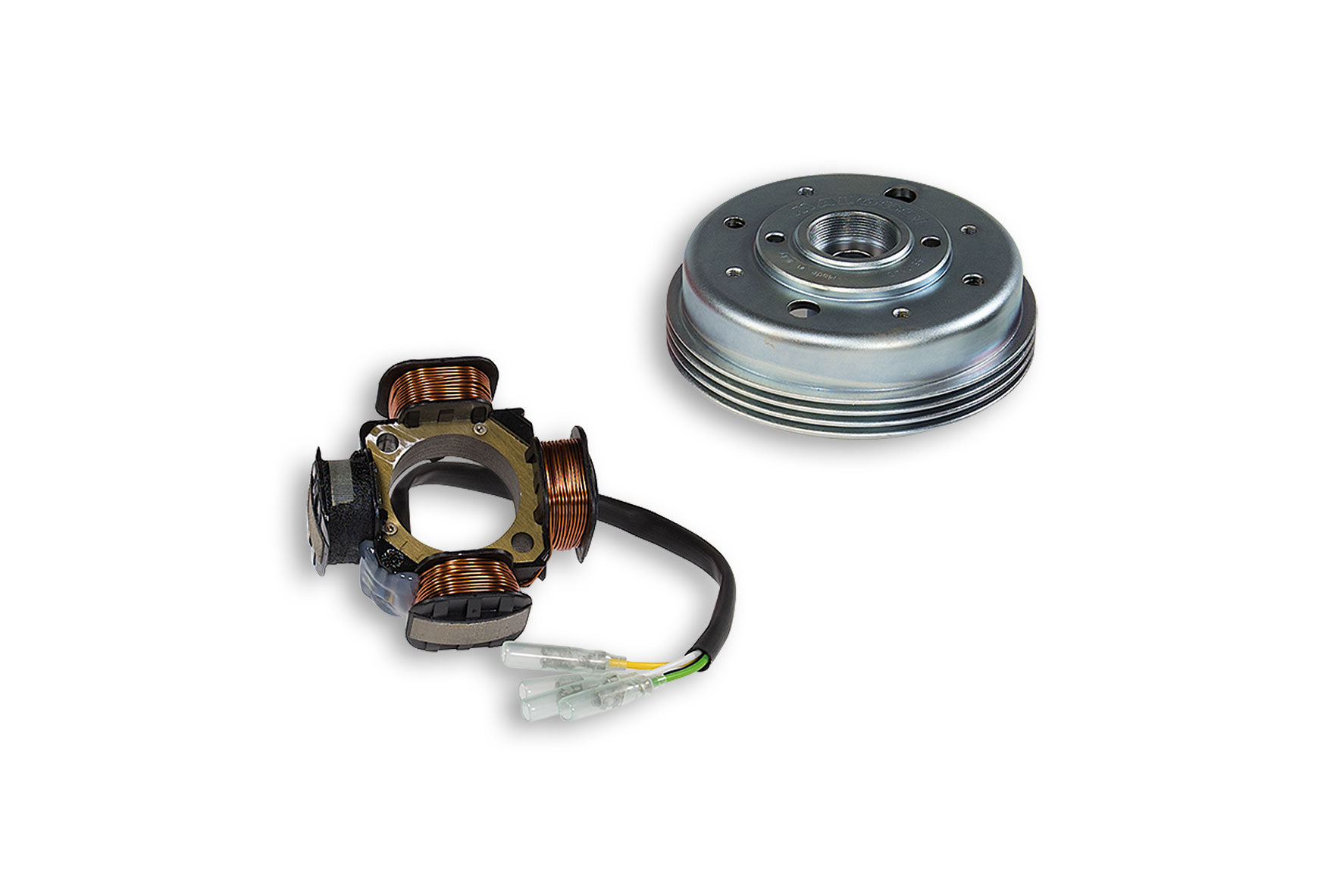 Malossi Flywheel D.115x42 and stator kit for VESPower electronic ignition