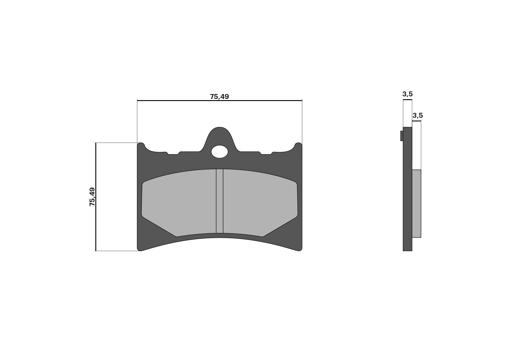 Malossi Brake Pads MHR F36R fork kit Gilera Runner 50 2T LC