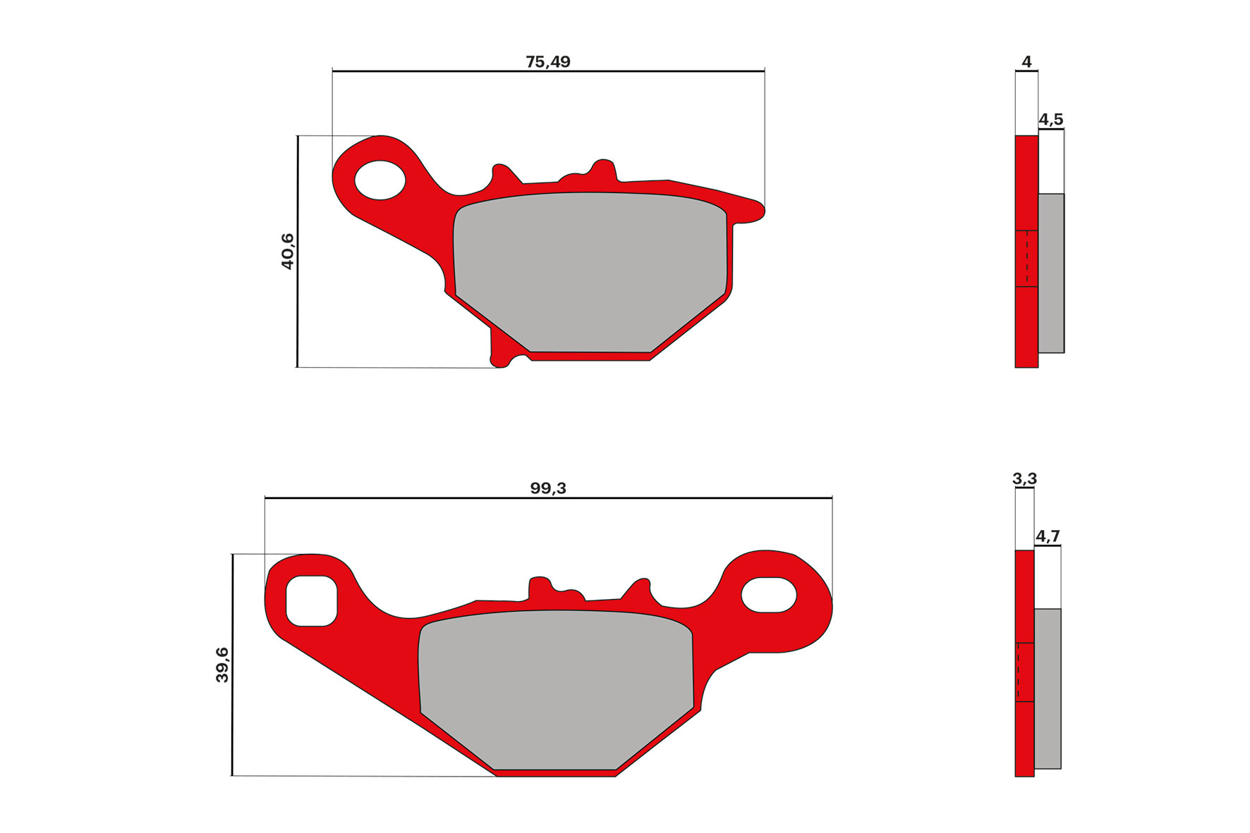 Malossi Brake Pads MHR Suzuki Address V 100 2T
