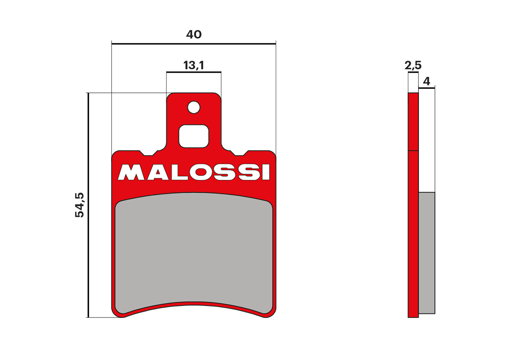Malossi Pastiglie freno BRAKE PADS MHR Aprilia SR 50 2T 1994-