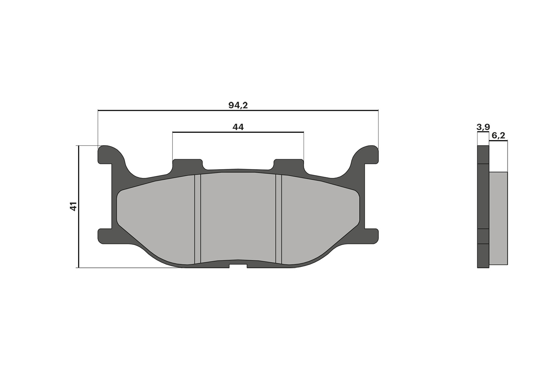 Malossi Pastiglie freno BRAKE PADS MBK Skyliner 250 4T LC