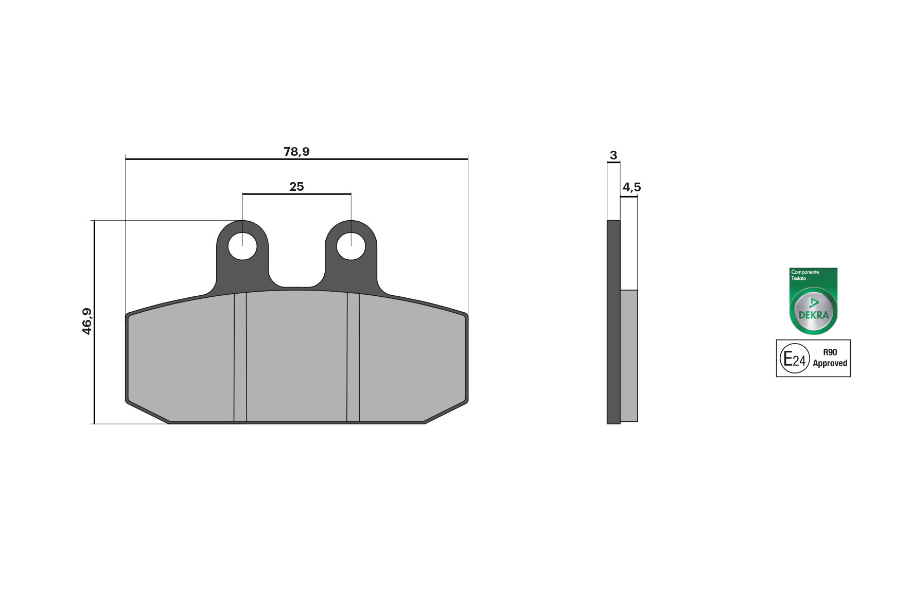 Malossi Pastiglie freno Aprilia Sportcity Cube 300 ie 4T LC euro 3 (Leader M28LM)