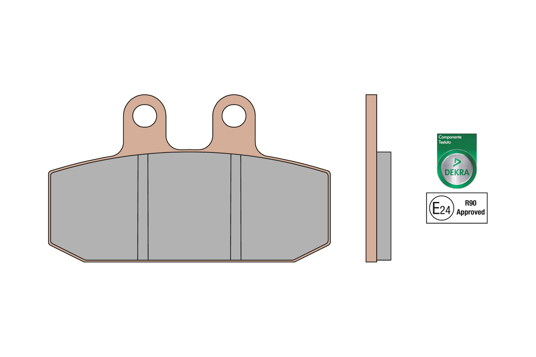 Malossi Pastiglie freno BRAKE PADS MHR SYNT omologate Aprilia Sportcity 200 4T LC euro 3 (Piaggio)