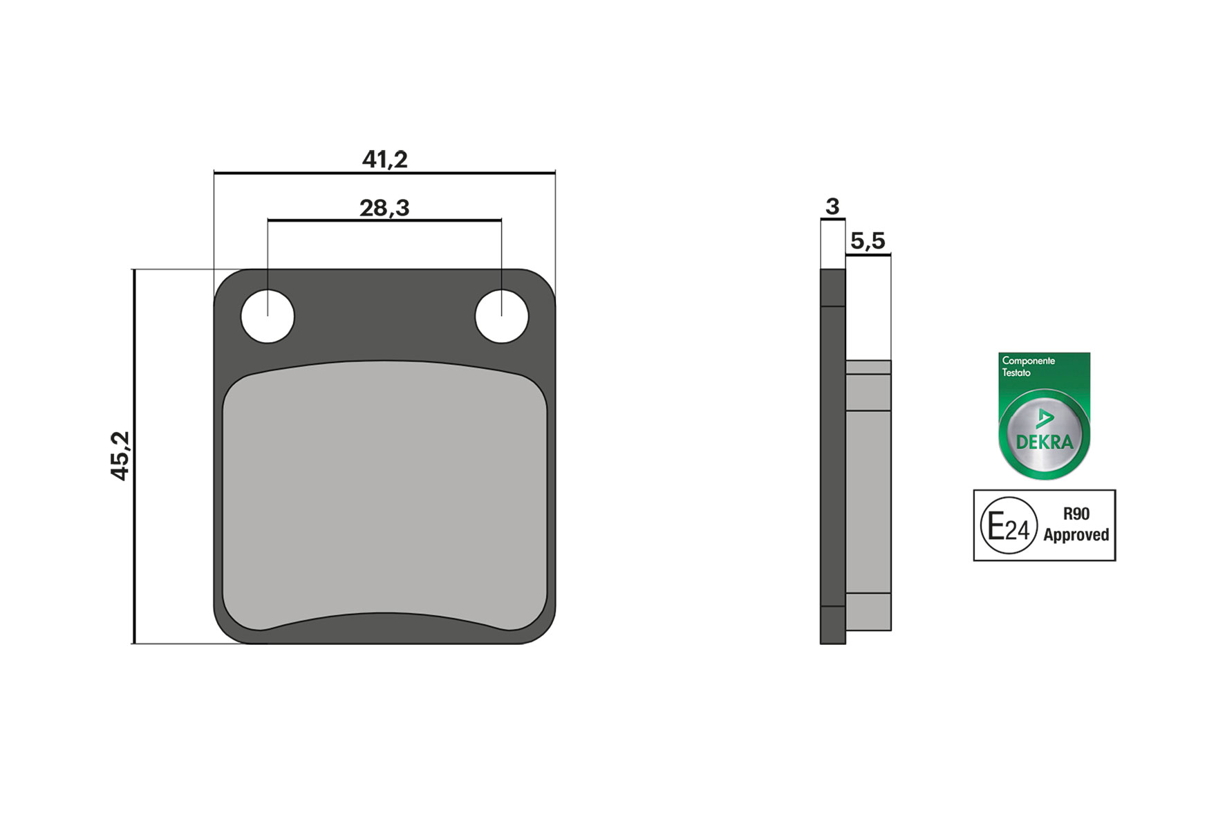 Malossi Pastiglie freno BRAKE PADS omologate Cagiva City 50 2T