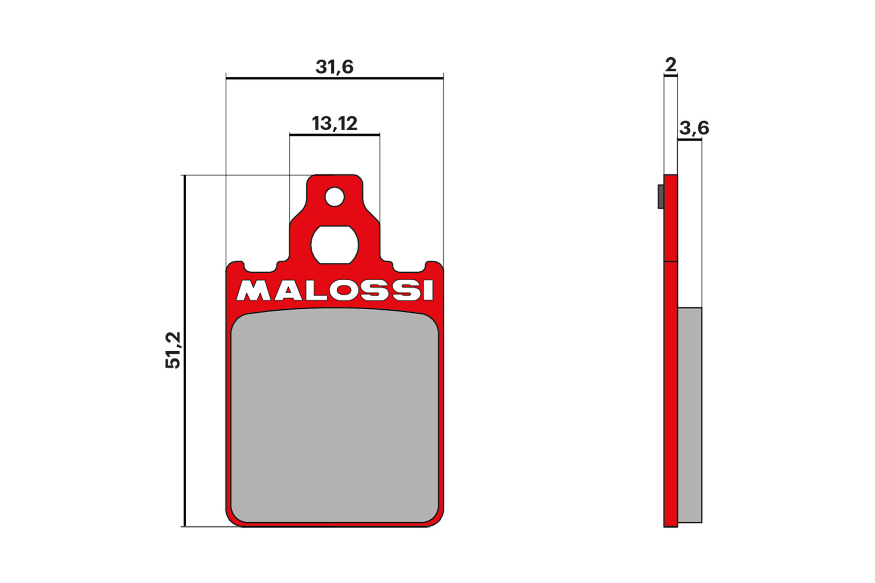 Malossi Pastiglie freno BRAKE PADS MHR LML Star Deluxe 125 4T (E25)