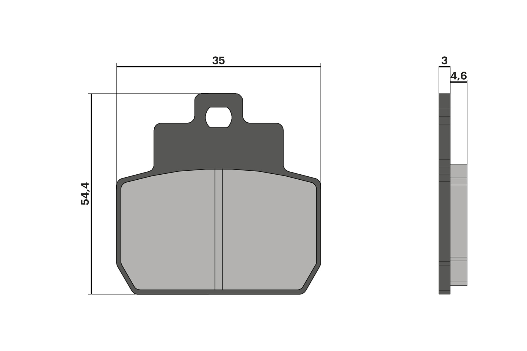 Malossi Pastiglie freno BRAKE PADS Piaggio Beverly Tourer 400 ie 4T LC euro 3 (M345M)