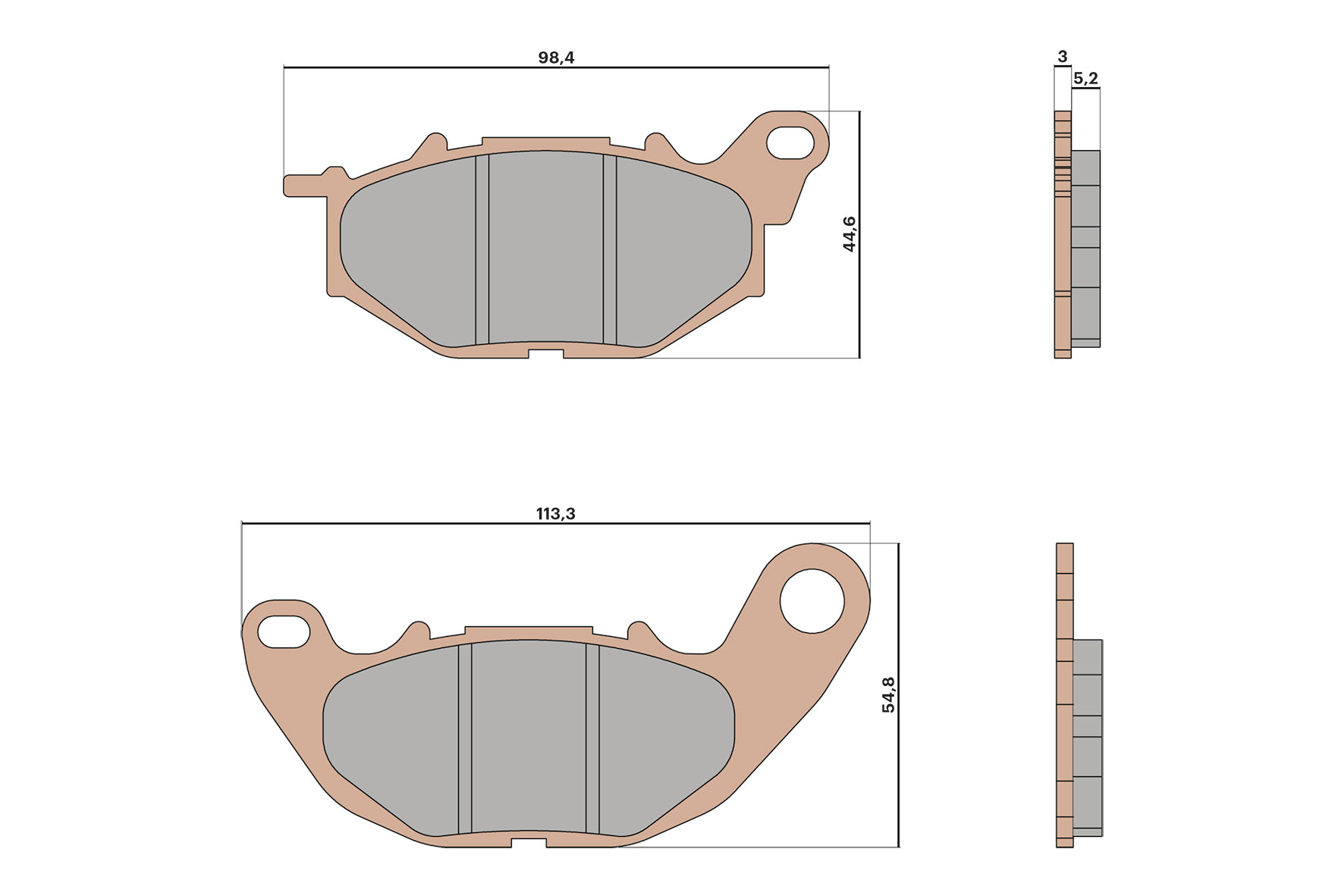 Malossi Pastiglie freno BRAKE PADS MHR SYNT Yamaha Xmax Tech Max 300 ie 4T LC euro 5 2021-2022