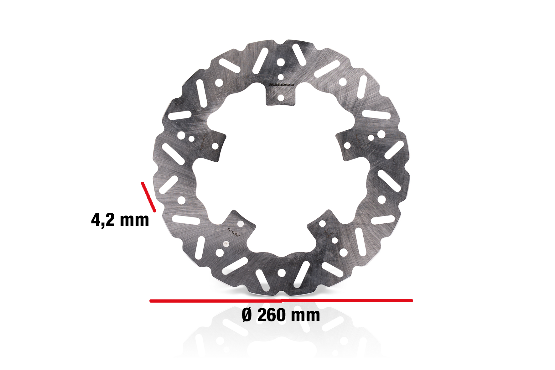 Malossi WHOOP DISC brake disc Aprilia SR Max 125 ie 4T e 3 2011-2014 (M357M)