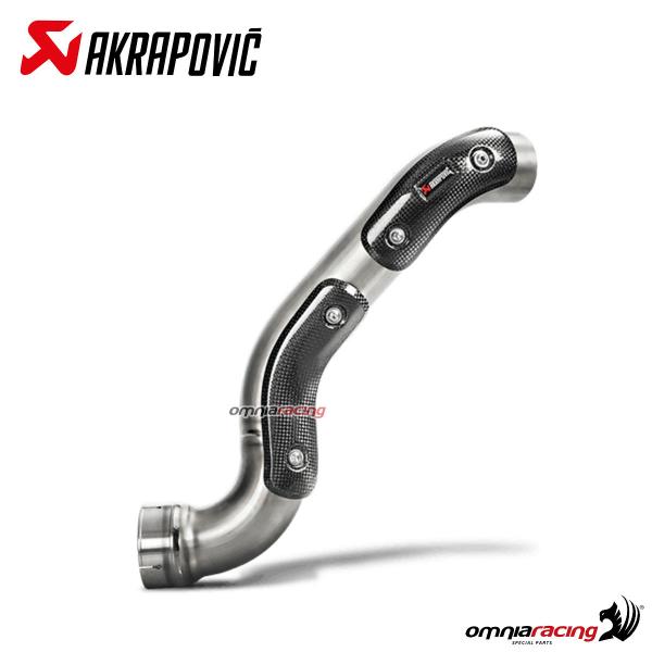 Link pipe Akrapovic racing decatalytic titanium BMW RnineT 1200 2017-2020