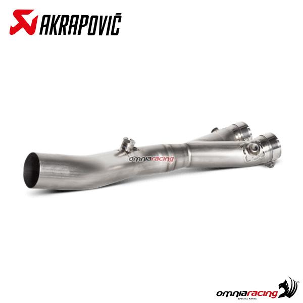 Raccordo Akrapovic racing decatalitico titanio Yamaha MT10 / FZ10 2016-2021