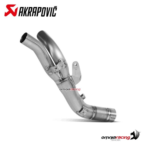 Link pipe Akrapovic racing decatalytic titanium Yamaha YZF R1 2009-2014