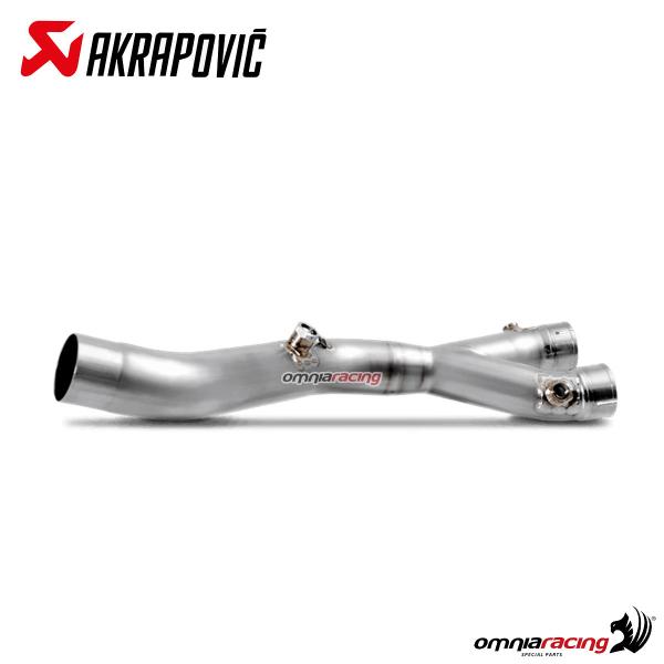 Raccordo Akrapovic racing decatalitico titanio Yamaha R1 / R1M 2020-2023