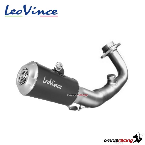 LeoVince full exhaust system LV-10 black steel racing for Honda CB125R Neo  Sports Cafe 2018>2020