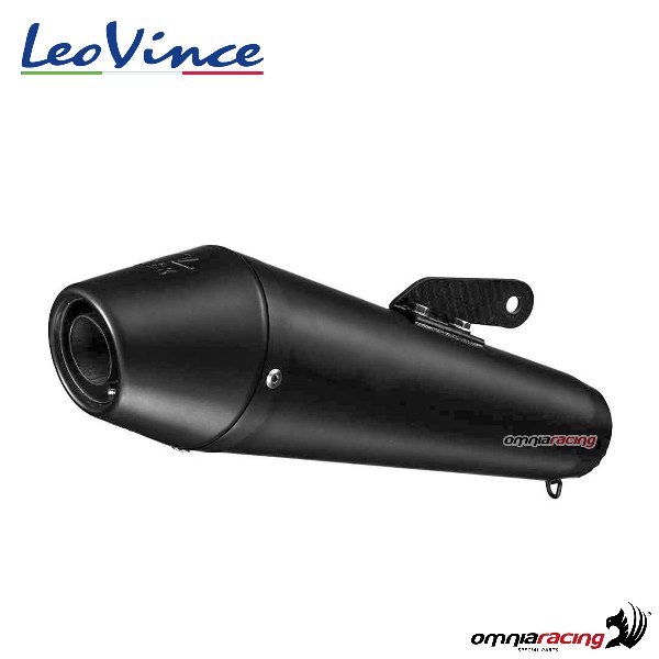 Leovince Universal Exhaust 54 Mm Diameter Gp Style Black Steel Racing