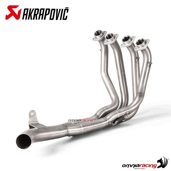 Collettori Akrapovic racing acciaio Kawasaki Z900 2020-2023