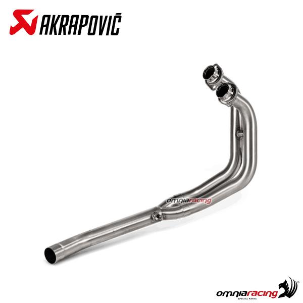 Collettori Akrapovic racing acciaio Yamaha Tenere 700 2021-2024