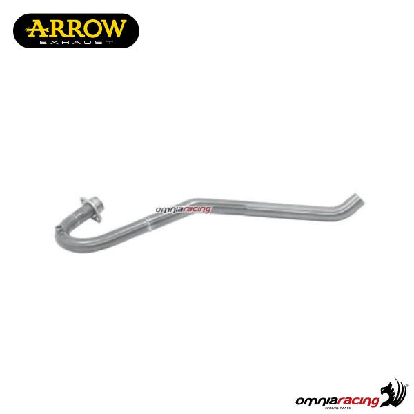 Collettore di scarico Arrow in acciaio inox racing per Malaguti XTM125/XSM125 2019>2020