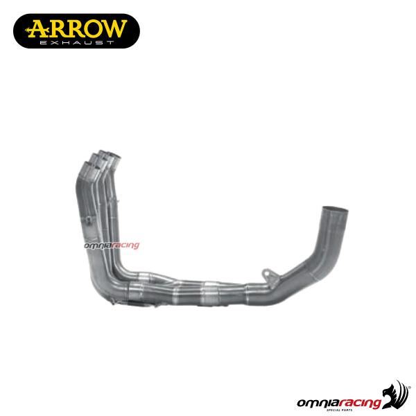 Collettore di scarico Arrow in acciaio inox racing per Yamaha R1 2004>2006