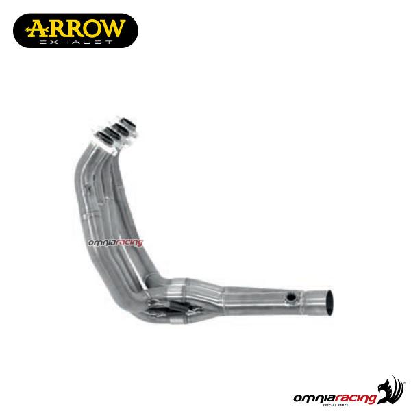 Collettore di scarico Arrow in acciaio inox racing per Kawasaki Z750R 2011>2014