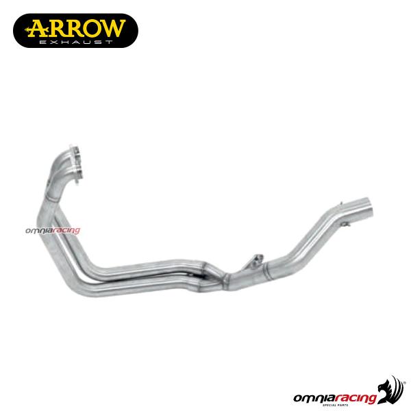 Collettore di scarico Arrow in acciaio inox racing per Bmw F800GS 2008>2016