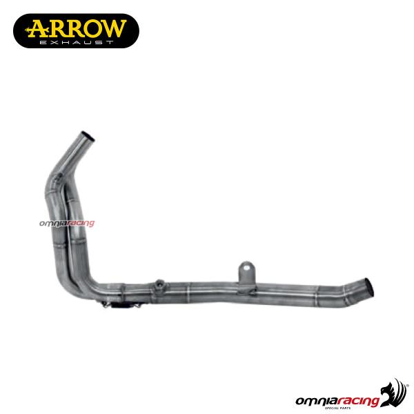 Collettore di scarico Arrow in acciaio inox racing per Honda CBR500R 2016>2018