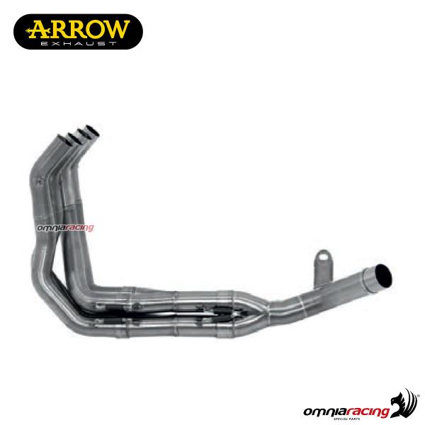 Collettore di scarico Arrow in acciaio inox racing per Kawasaki Z900E 2017>2018