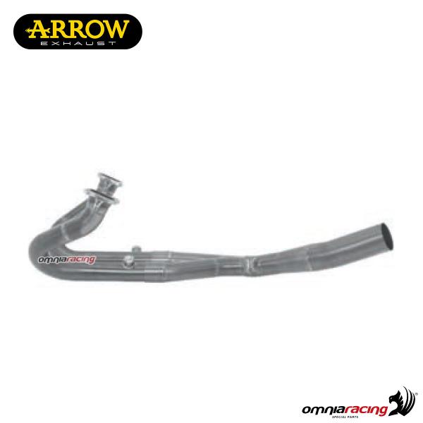 Collettore di scarico Arrow in acciaio inox racing per Honda CBR500R 2019>2020
