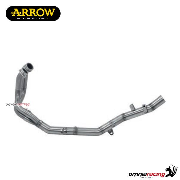 Collettore di scarico Arrow in acciaio inox racing per Honda CRF1000L Africa Twin 2016>2019
