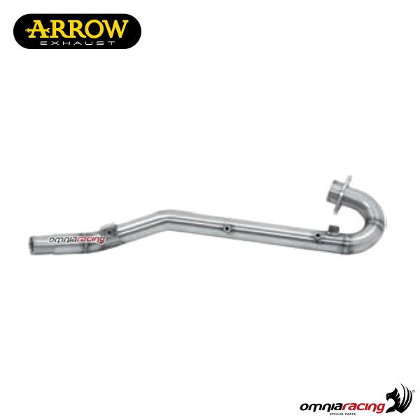 Collettore di scarico Arrow in acciaio inox racing per KSR Moto TW125SM 2017>2019
