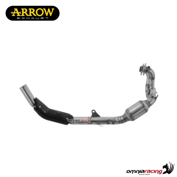 Collettore di scarico Arrow in acciaio inox racing per Aprilia Tuareg 660 2021>