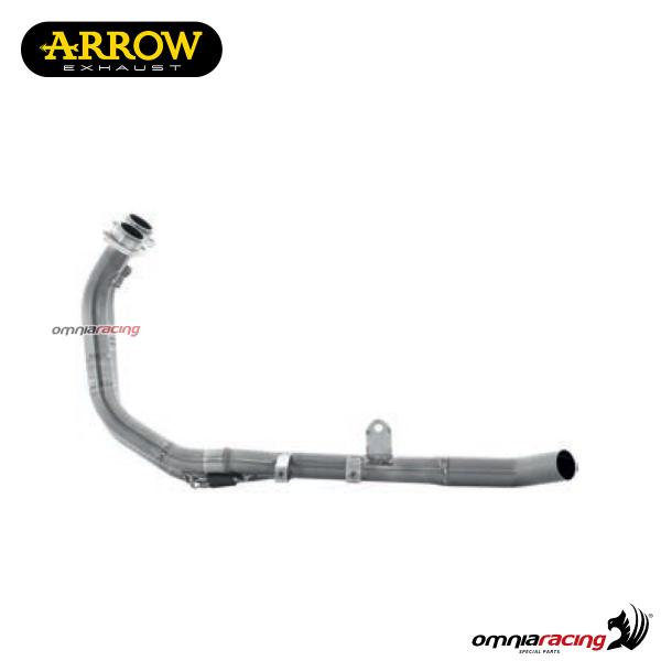 Collettore di scarico Arrow in acciaio inox racing per Brixton CrossFire 500X 2021>2023